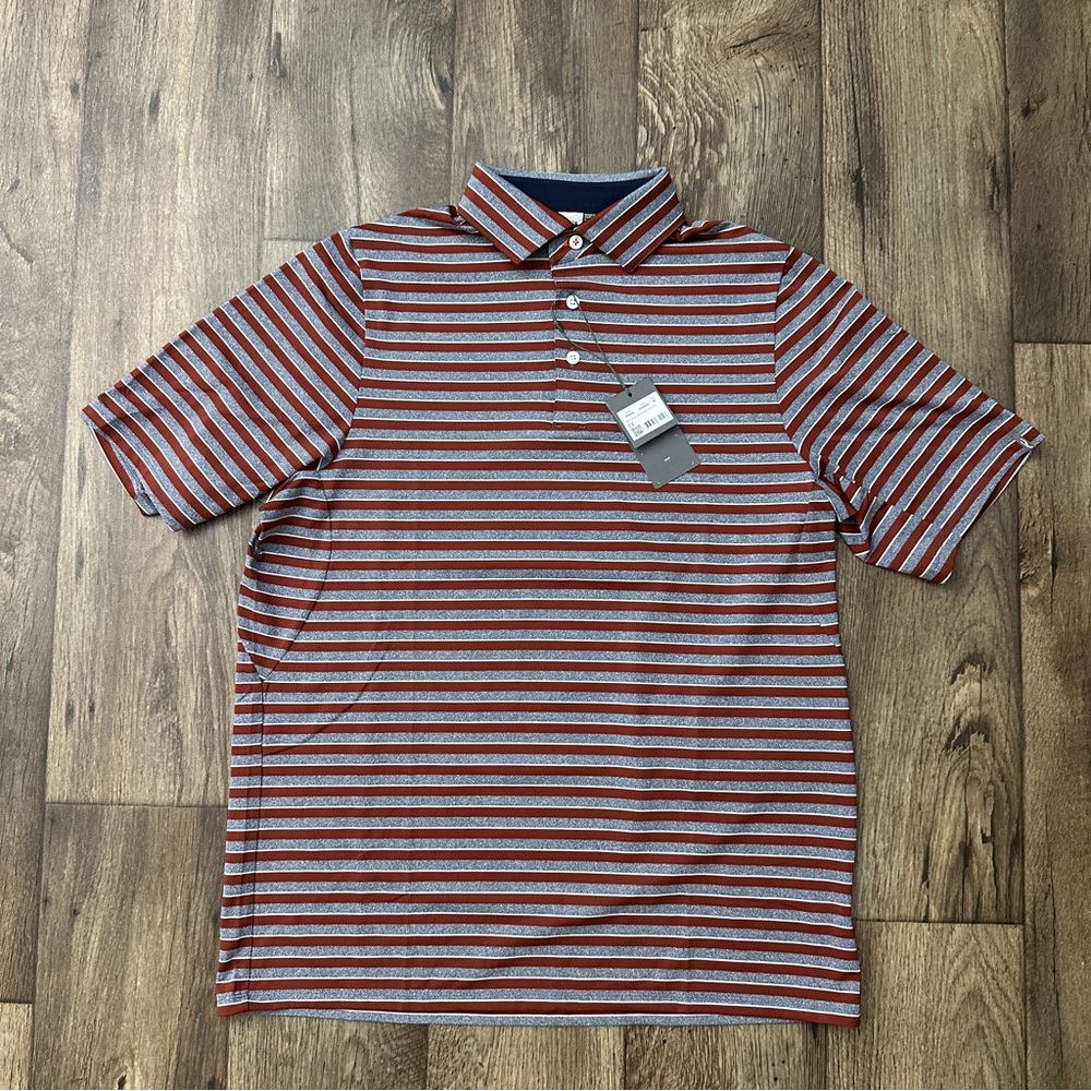 Kjus UPF 50+ Protection Polo Shirt Men’s Size 50/M(S) Multicolour Stripe